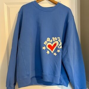 Madhappy Blue Heartfelt Crewneck